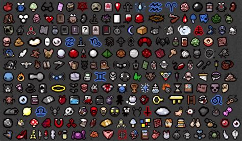 items the binding of isaac|isaac item chart.